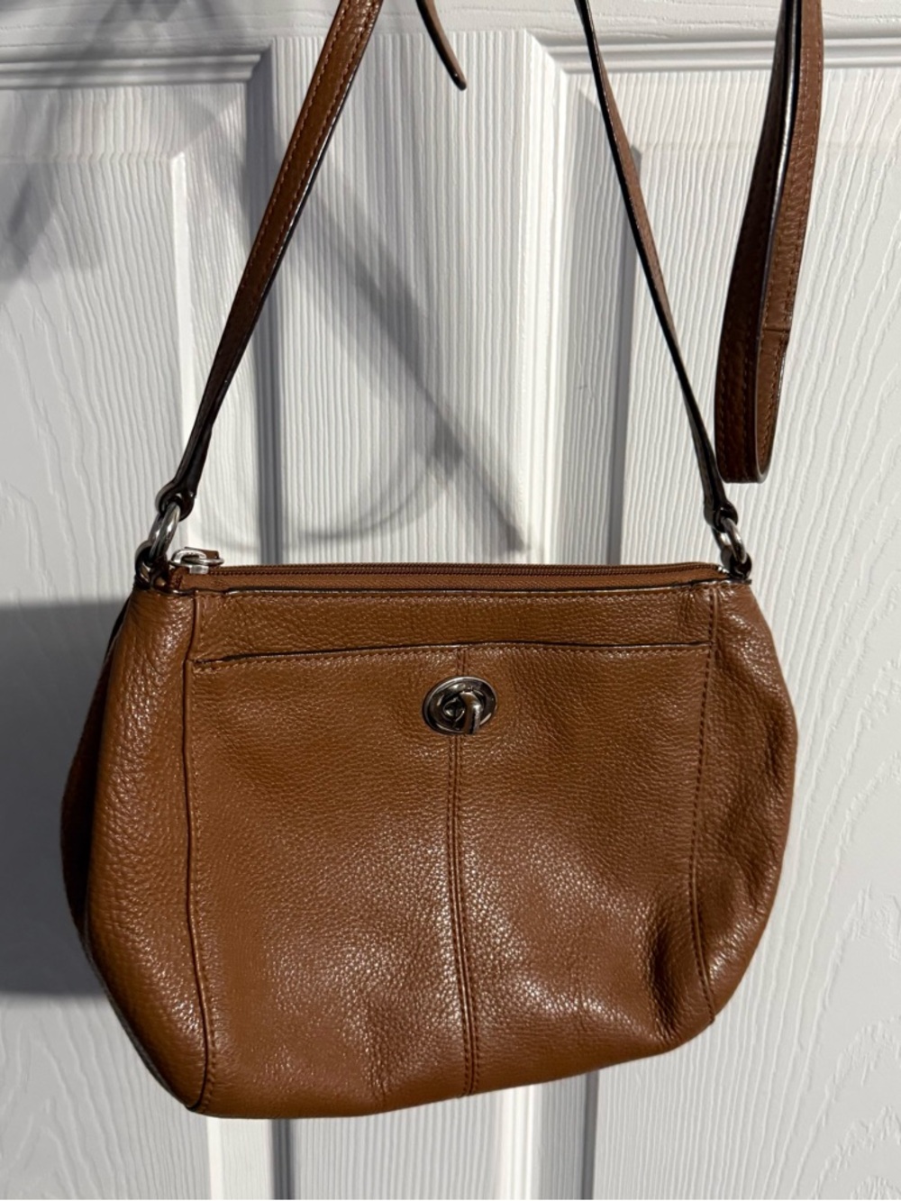 Coach Leather Crossbody Bag in Brown - Picture 3 of 6